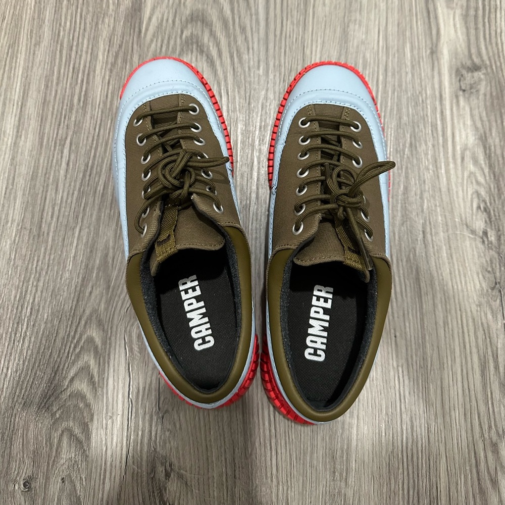 Camper boots, size 38, multicolor (green, blue, red)